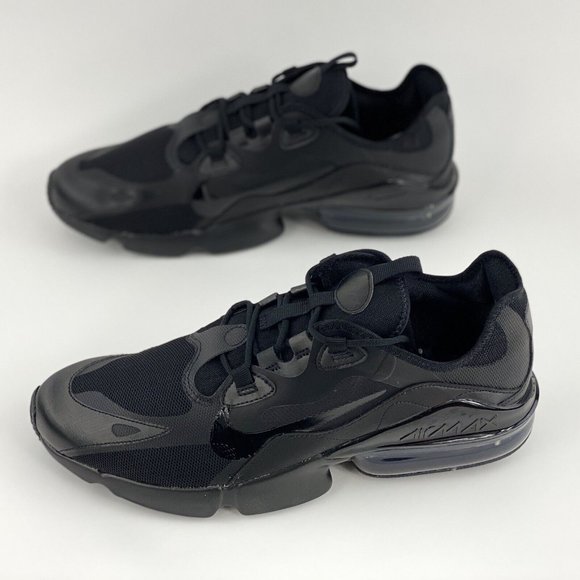 NEW Nike Air Max Infinity 2 Triple Black Men's Sneakers Shoes Anthracite - Picture 3 of 12
